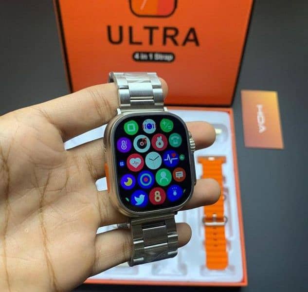 ultra 7 in 1 smart watch free home delivery 0