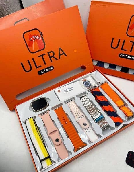 ultra 7 in 1 smart watch free home delivery 4