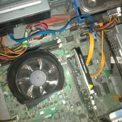 H61 mother Board with g840 and fan