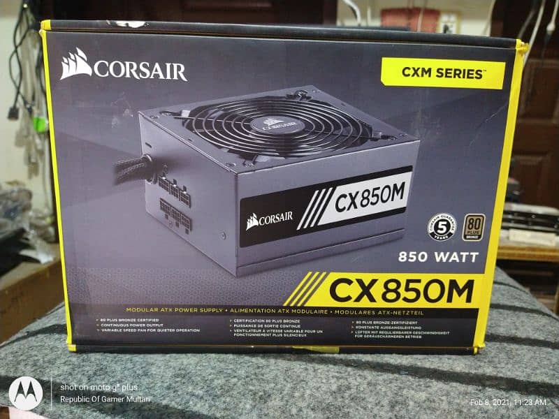 Corsair cx850m gaming psu new and cooler master 750 80+plus gold psuz 0