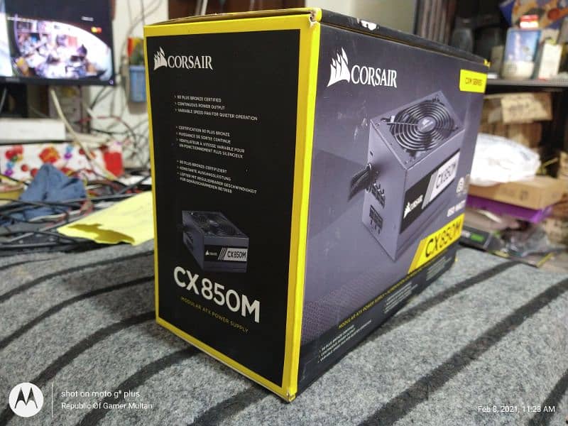 Corsair cx850m gaming psu new and cooler master 750 80+plus gold psuz 1