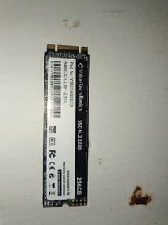 256 GB M. 2 Hard drive slightly used in laptop