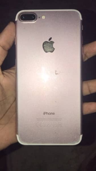 I phone  7 plus pta prof 32gb  rose pink calore good to use 1