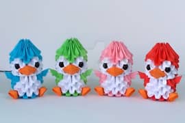 3D Origami Penguin