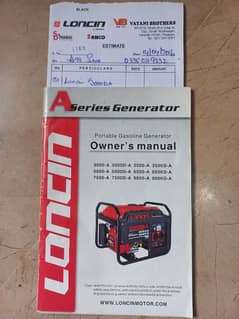 loncin 3.5 kva generator