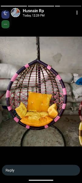 PVC Swing /Swing / Jhoola / 1 seater swing 2