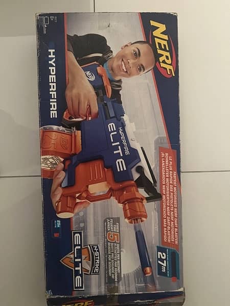 nerf gun elite machine gun 1