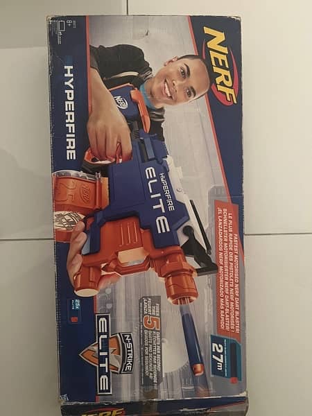 nerf gun elite machine gun 3