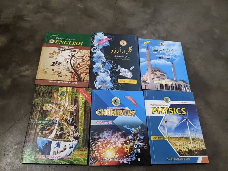 Class 11 Pre Medical Sindh Board All New Books and Guides Available 0