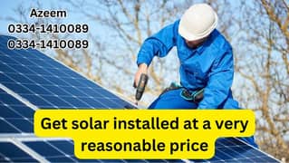 solar installed very reasonable price
