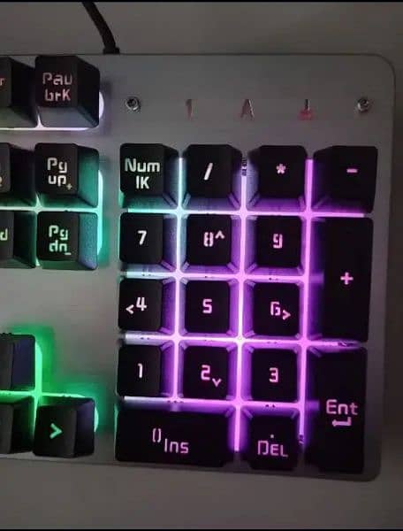 RGB Gaming Professional Keyboard Brand New Metal Front 2