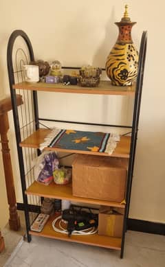 Open Wooden Shelves for Home or Office
