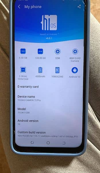 tecno camon 15 pro 6 GB 128 gb 0