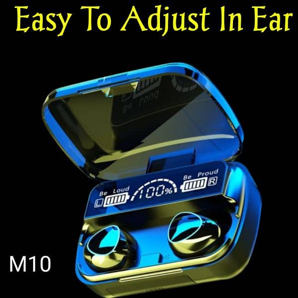 M10 TWS earbuds Bluetooth headphone wireless earphone with power bank 0