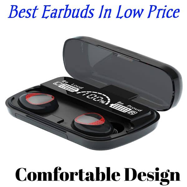 M10 TWS earbuds Bluetooth headphone wireless earphone with power bank 5