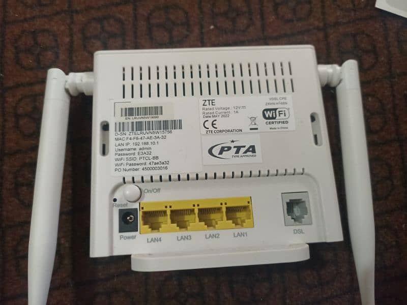 PTCL ROUTER MODEM 1