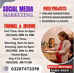 Online Work Available for Male and female, students