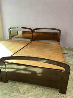 Pair Of Single Chinyoti Bed