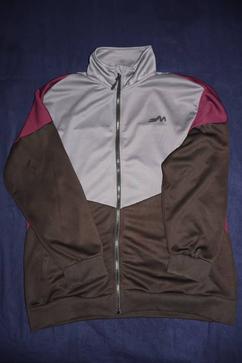 Retro Track Jacket - Dark Grey / L / Outfitters 0