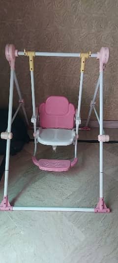 baby swings 1 yaer ago we buy pink colour