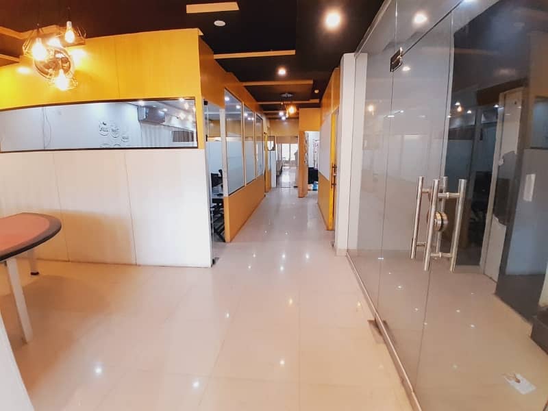 8 MARLA FULL LUXERY FURNISHED OFFICE FULLY RENOVATE WITH BIGGEST ELEVATOR INSTALLED FOR RENT AND SETUP FOR SALE IN DHA PHASE-5 14