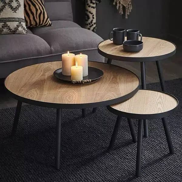 nesting table  center table dining table  round table 5