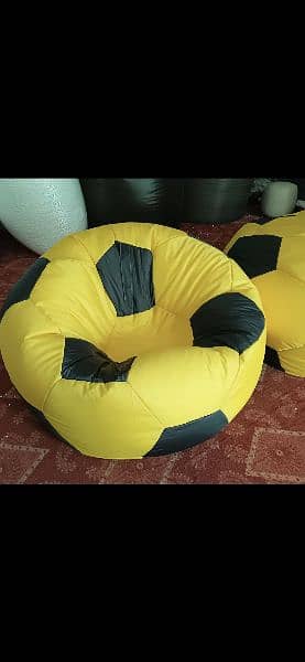 Football bean bag 1