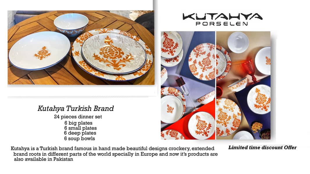 Turkish Dinner Set Kutahya 0