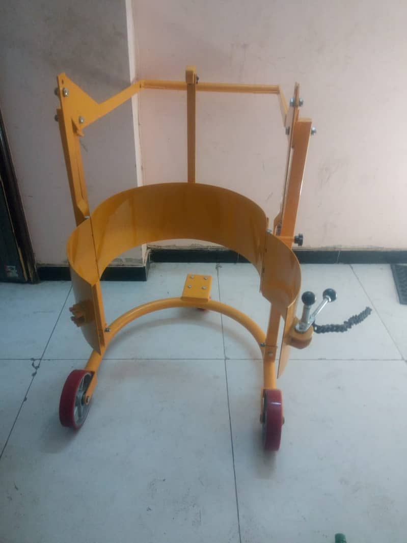 Drum trolley, tilter, drum mover, drum transporter pakistan drum move 1