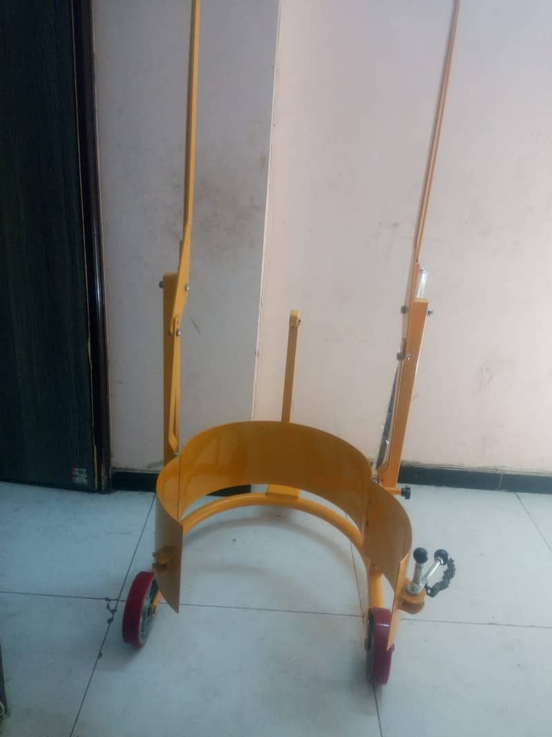 Drum trolley, tilter, drum mover, drum transporter pakistan drum move 3