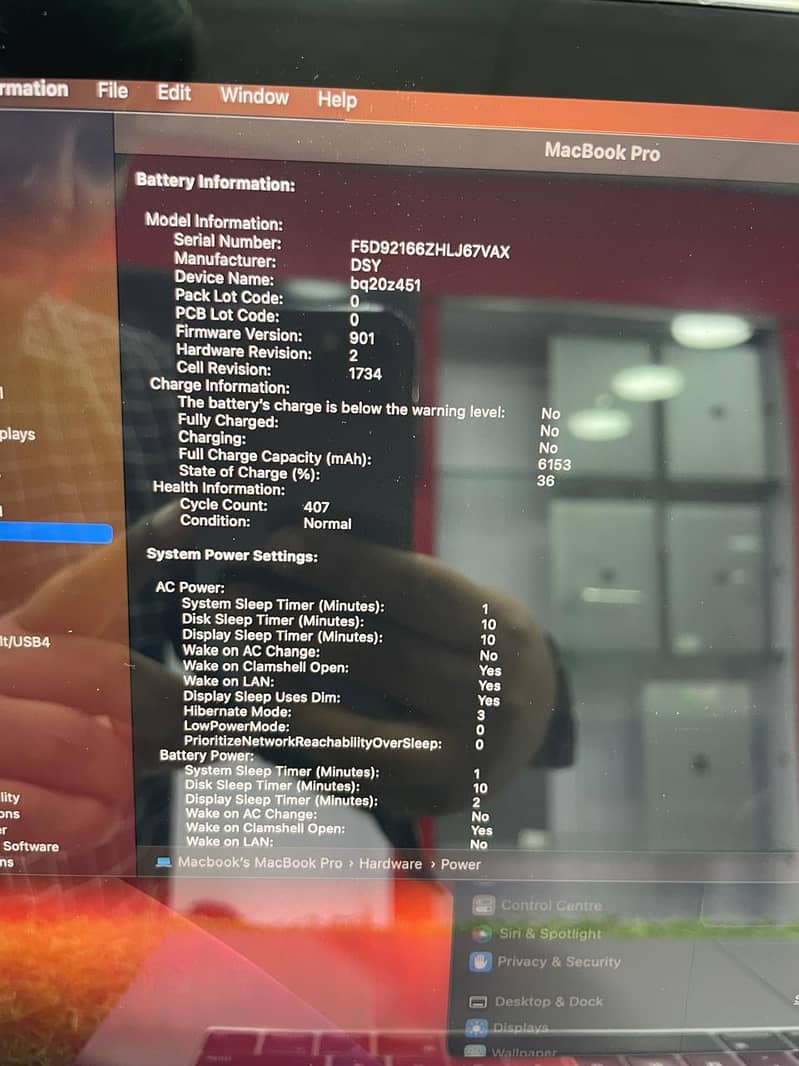 2019 MacBook Pro 15 inc Core i7 Ram 16 SSD 256 GPU 4GB Good Condition 2