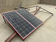 Solar plate / battery / converter / wire & fans v