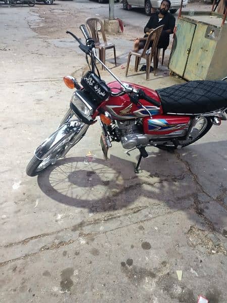 cg 125 model 2022 Karachi numbar red colour farst onar baik 5