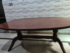 Wooden Dining Table 6 Chairs