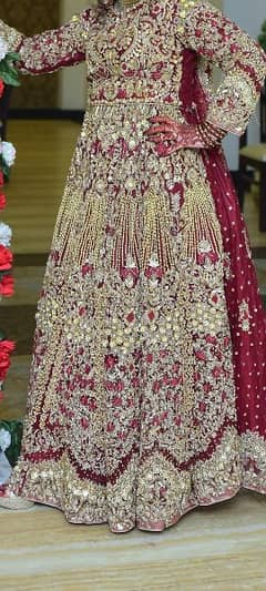 very heavy fully handmaded Bridal lehnga