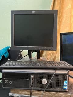 Entry level computer/pc for sale with an extra lcd