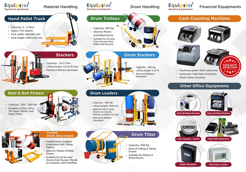 variety of drum handling, lifting, drum moving, drum trolley equipmen 7