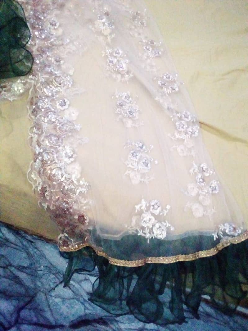 net shurt and net dupatta and very nice cloth lehnga with orgenza frel 3