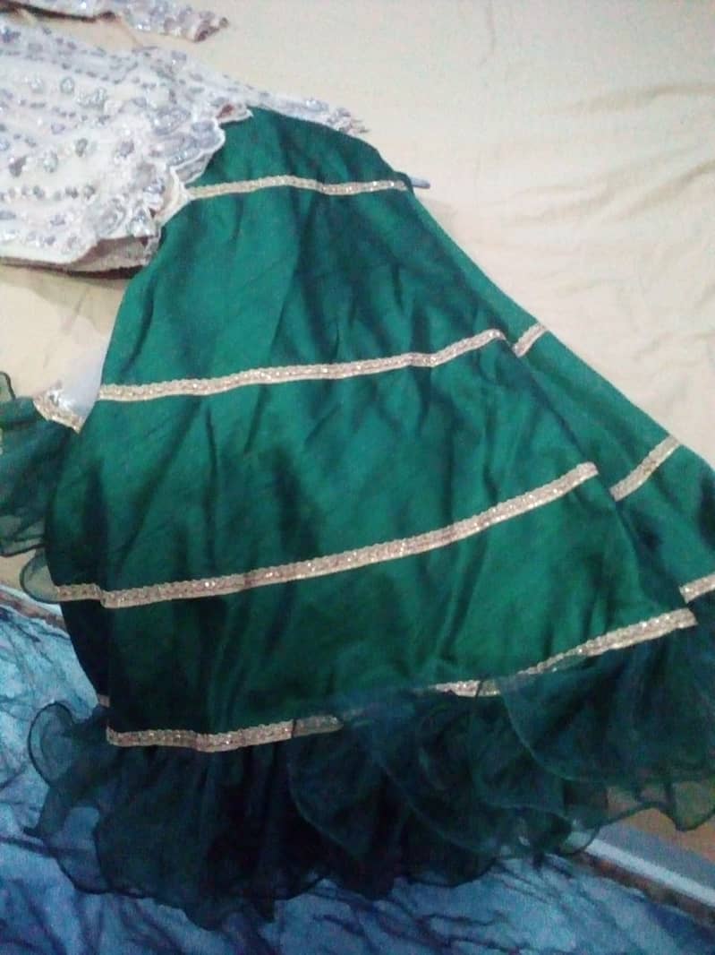 net shurt and net dupatta and very nice cloth lehnga with orgenza frel 6