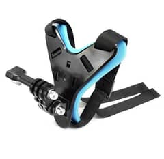 Helmet mount for mobile and GoPro