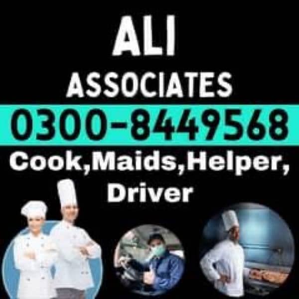cook,driver,helper,maids,couple 1