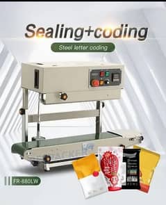 continuous band sealer/packing machine/pouch,sache sealer/belt sealer.