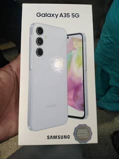 Samsung a35 just box open note used