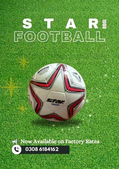 Star Football For Sale | Hand Made| Made in Sialkot Pakistan