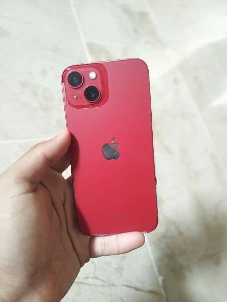 iPhone 13 with box 128GB Red Colour Water pack 1