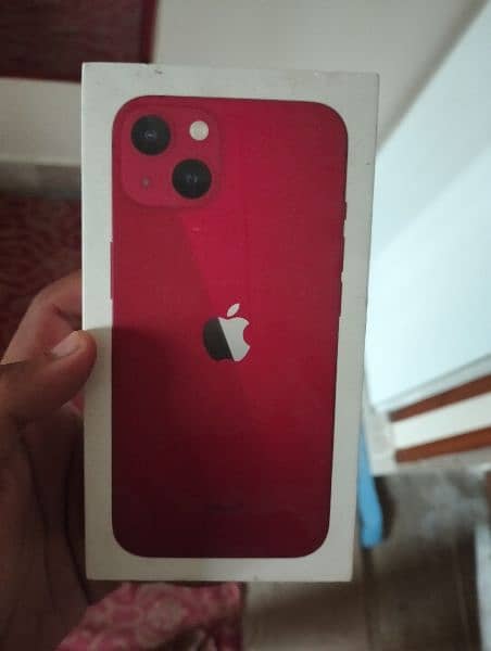 iPhone 13 with box 128GB Red Colour Water pack 2