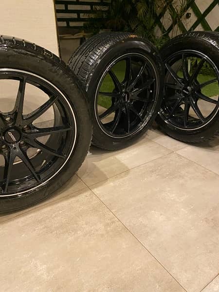 17 inch rays with tyres 2