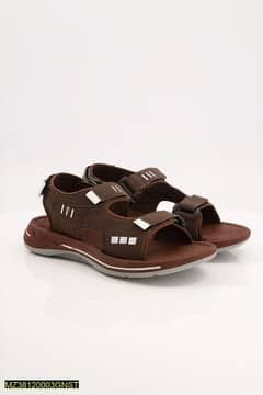 men's synthetic leather casual sandals