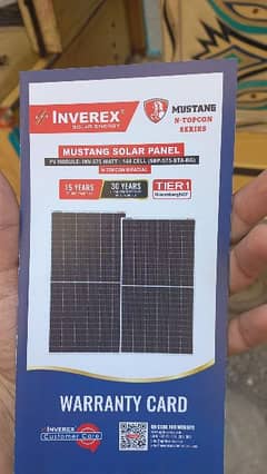 Inverex Mustang N-Topcon Series 575 Watt 144 cell Bifacial Solar Panel