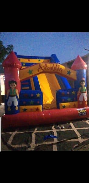 token rides jumping castle jhuly slides kids kiddi 14